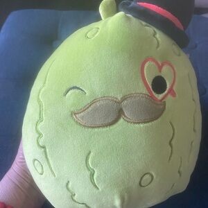 Squishmallows Charles Green Avocado with Black Top Hat